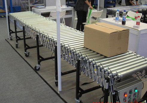 伸縮輥筒輸送機運行圖,www.tfnb.com.cn